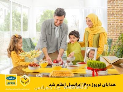 هدایای نوروز ۱۴۰۰ ایرانسل