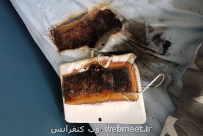 داغ شدن تبلت سامسونگ رختخواب پسربچه را سوزاند!